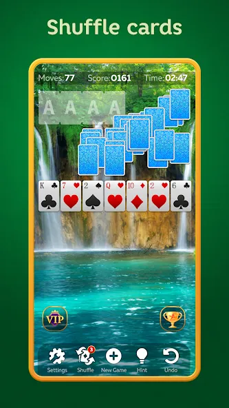 Solitaire Play - Card Klondike [MOD: без рекламы и безлимитные подсказки] Screenshot 2