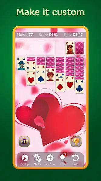 Solitaire Play - Card Klondike [MOD: без рекламы и безлимитные подсказки] Screenshot 3