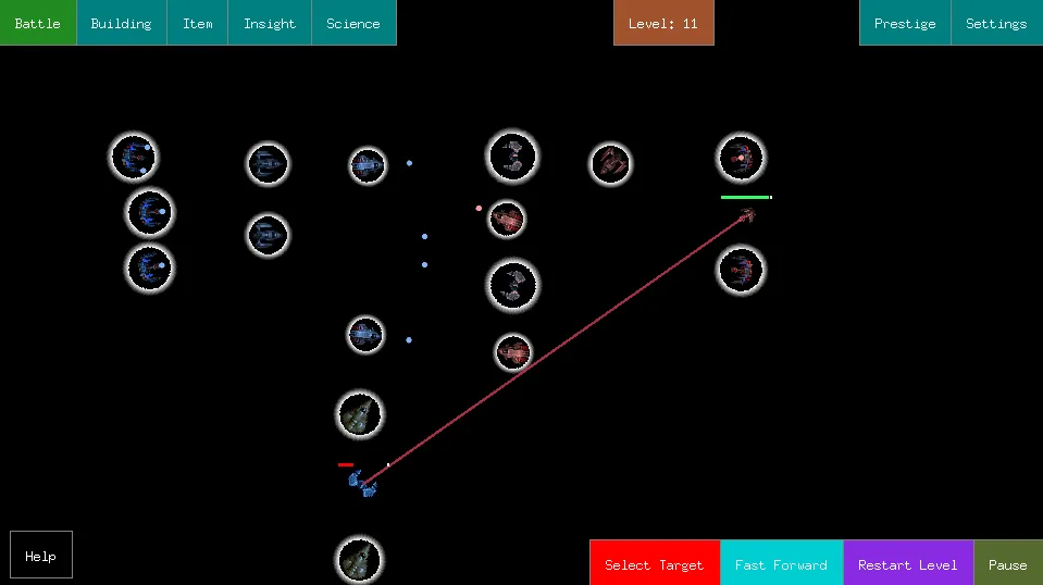 Idle Armada Demo [MOD: безлимитные ресурсы и мощный флот] Screenshot 1