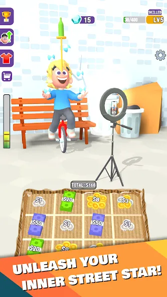 Street Life: Merge Tap Clicker [MOD: безлимитные деньги и энергия] Screenshot 1