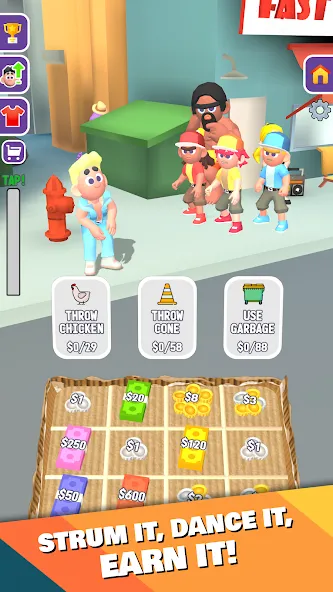 Street Life: Merge Tap Clicker [MOD: безлимитные деньги и энергия] Screenshot 4
