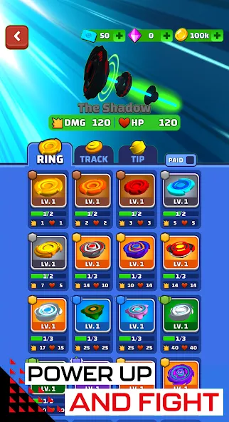 Spinner Fighter Arena [MOD: безлимитные монеты и все бойцы] Screenshot 3