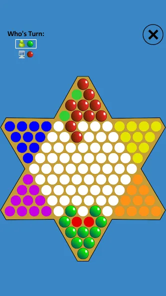 Chinese Checkers Touch [MOD: улучшенная версия с новыми функциями] Screenshot 1