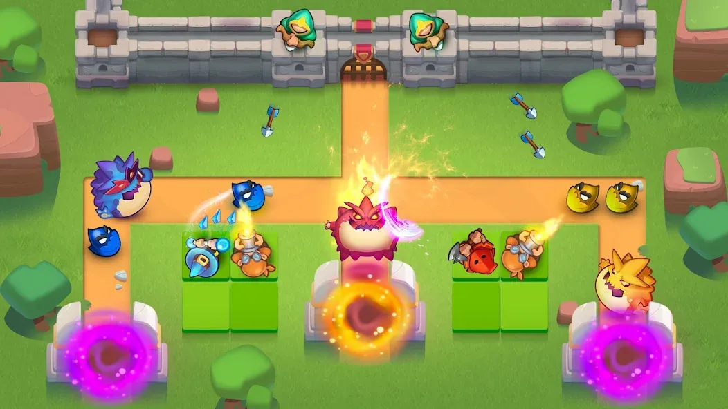 Rush Royale: Tower Defense TD [MOD: безлимитные ресурсы и усиленные башни] Screenshot 2