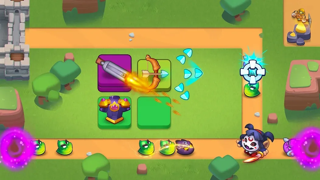 Rush Royale: Tower Defense TD [MOD: безлимитные ресурсы и усиленные башни] Screenshot 4