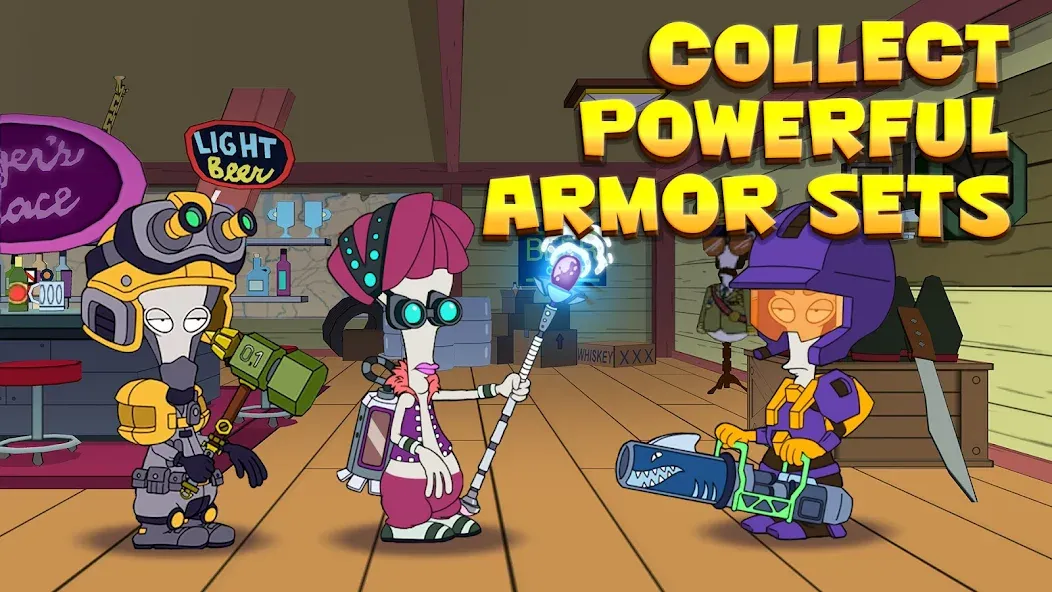 American Dad! Apocalypse Soon! [MOD: безлимитные ресурсы и ускоренное развитие] Screenshot 3