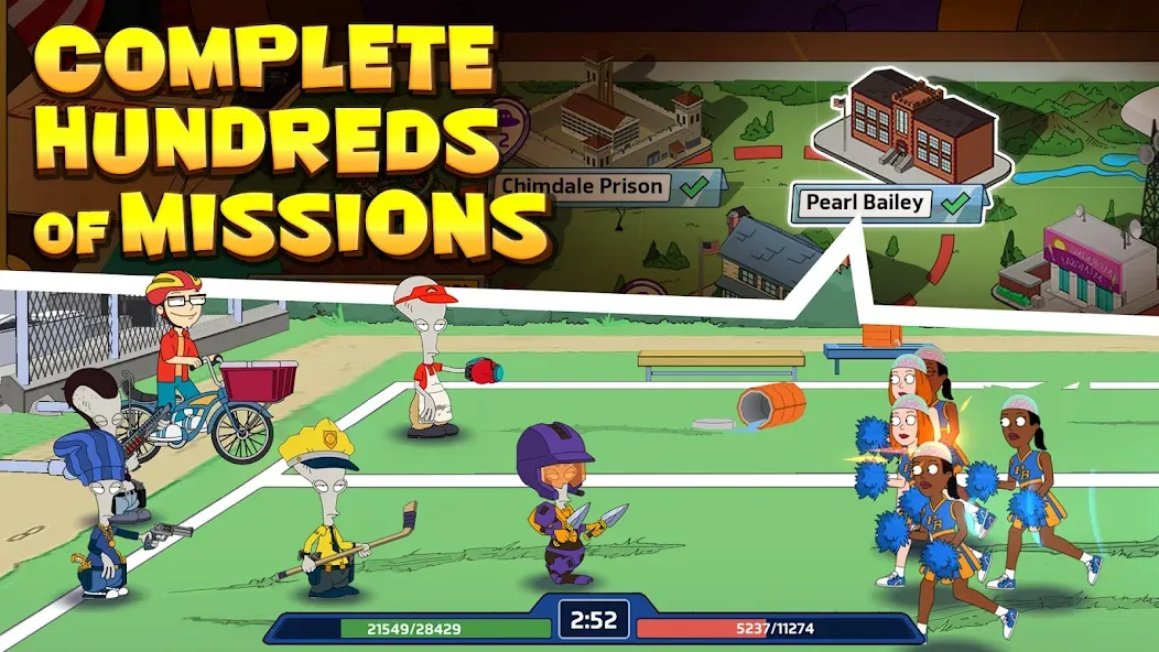 American Dad! Apocalypse Soon! [MOD: безлимитные ресурсы и ускоренное развитие] Screenshot 4
