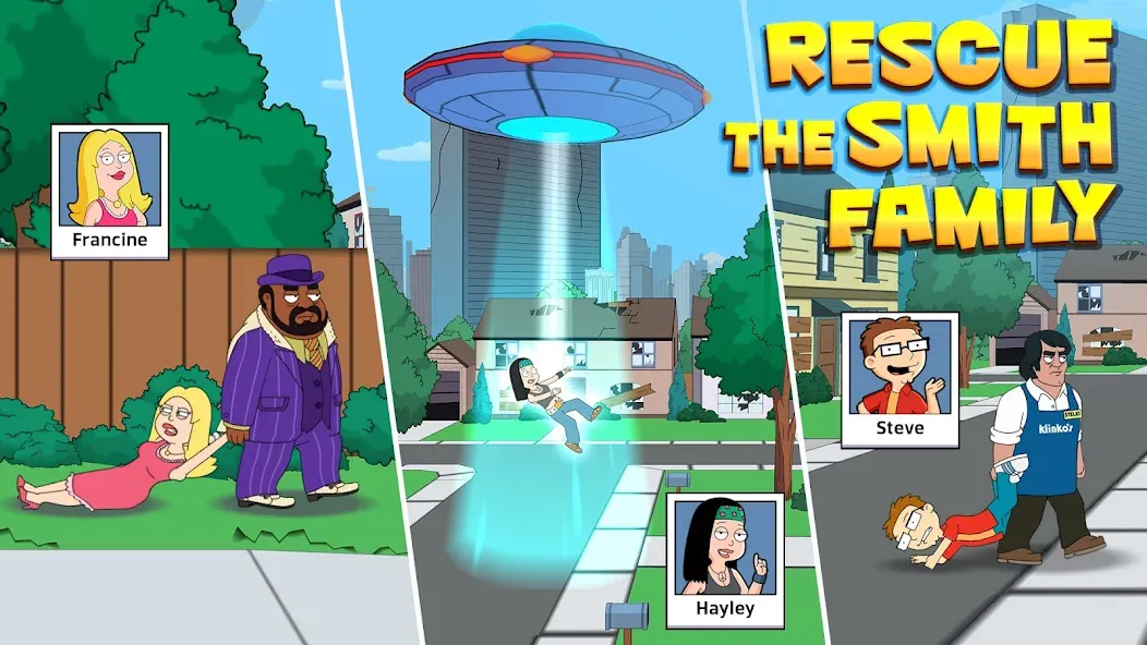 American Dad! Apocalypse Soon! [MOD: безлимитные ресурсы и ускоренное развитие] Screenshot 5