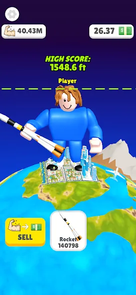 Lifting Hero [MOD: много силы и быстрый прогресс] Screenshot 3