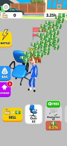 Lifting Hero [MOD: много силы и быстрый прогресс] Screenshot 4