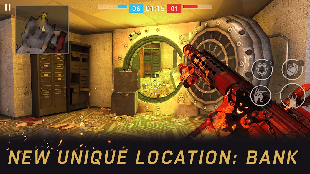 Warface GO: FPS shooting games [MOD: много денег и открыто всё] Screenshot 1