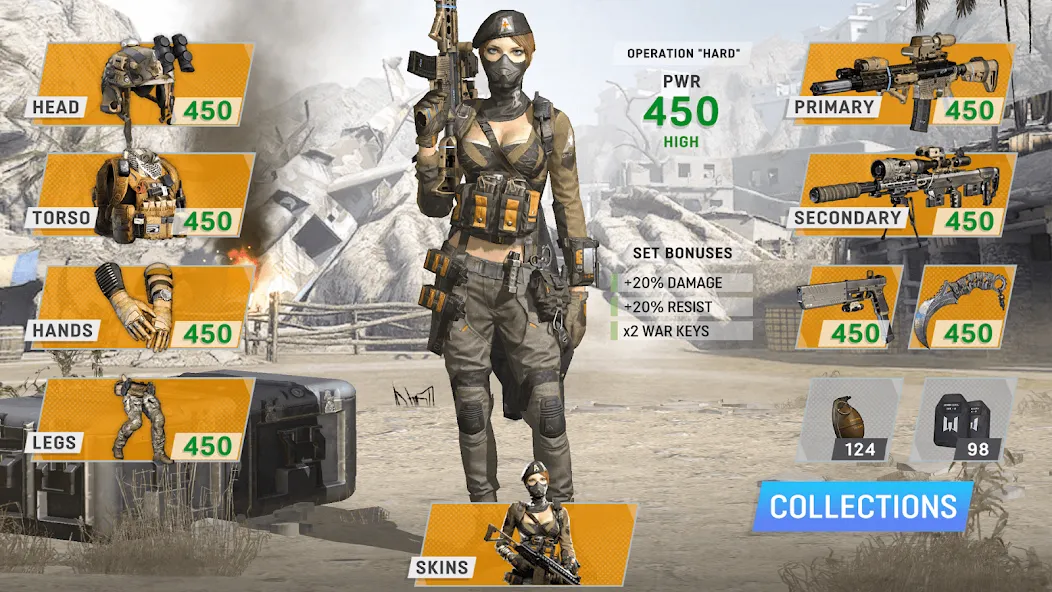 Warface GO: FPS shooting games [MOD: много денег и открыто всё] Screenshot 3