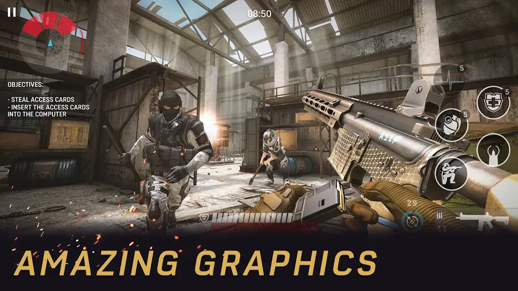 Warface GO: FPS shooting games [MOD: много денег и открыто всё] Screenshot 5