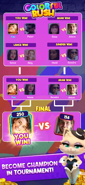 Match Club : PvP Match3 [MOD: безлимитные монеты и бустеры] Screenshot 1
