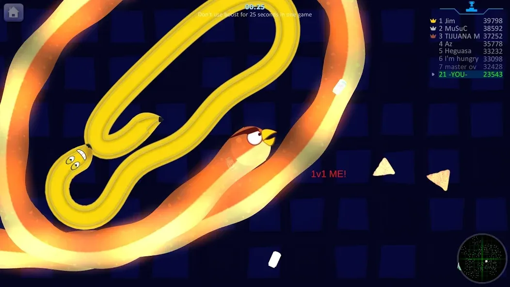 Snake Hunt: Worm io Games Zone [MOD: безлимитные деньги и усиленные бонусы] Screenshot 4