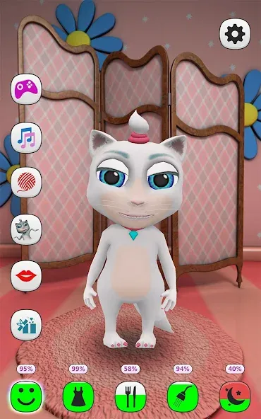 My Talking Kitty Cat [MOD: много денег и все предметы] Screenshot 1