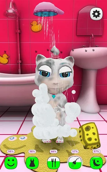 My Talking Kitty Cat [MOD: много денег и все предметы] Screenshot 2