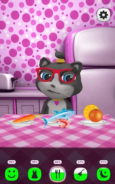 My Talking Kitty Cat [MOD: много денег и все предметы] Screenshot 3