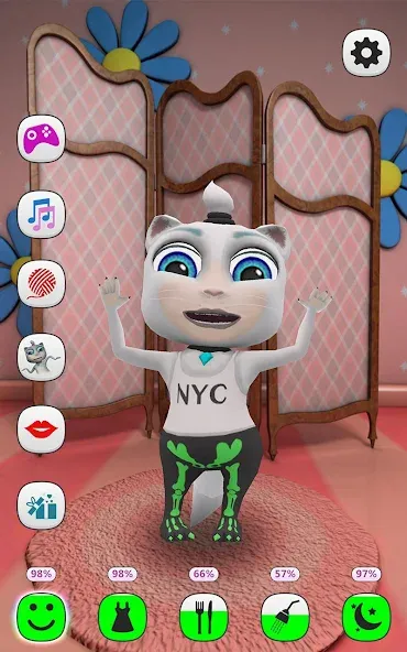 My Talking Kitty Cat [MOD: много денег и все предметы] Screenshot 5