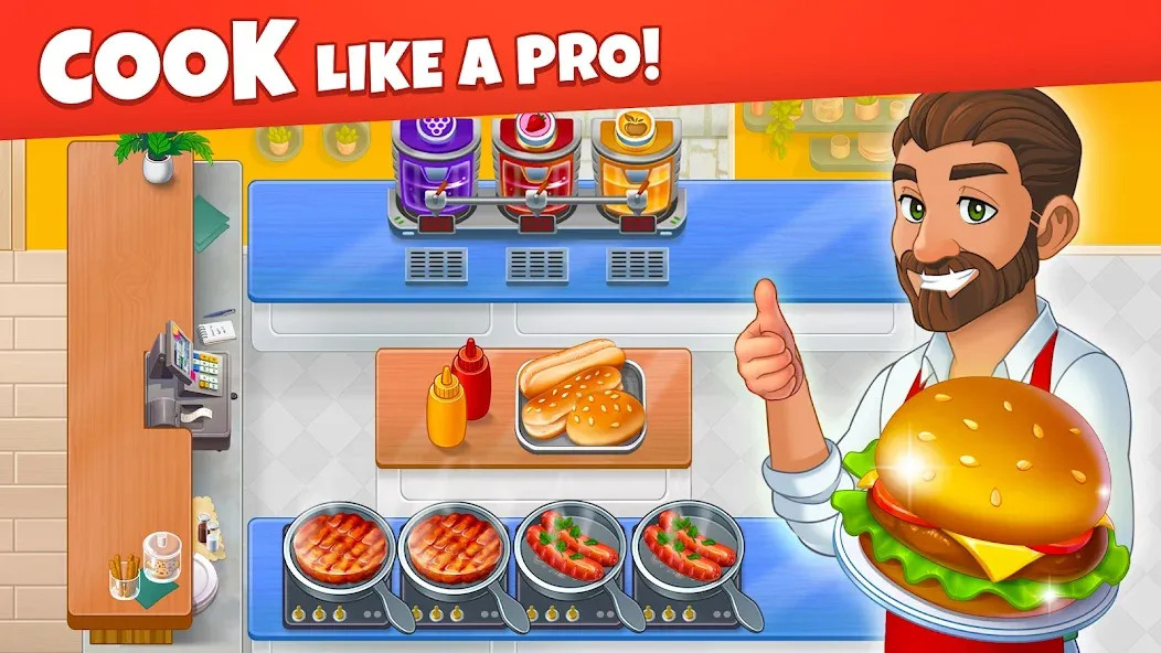 Cooking Diary® Restaurant Game [MOD: безлимитные монеты и ресурсы] Screenshot 1