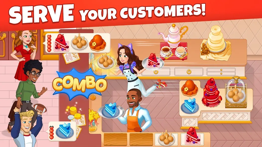 Cooking Diary® Restaurant Game [MOD: безлимитные монеты и ресурсы] Screenshot 3