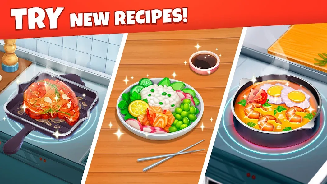 Cooking Diary® Restaurant Game [MOD: безлимитные монеты и ресурсы] Screenshot 4