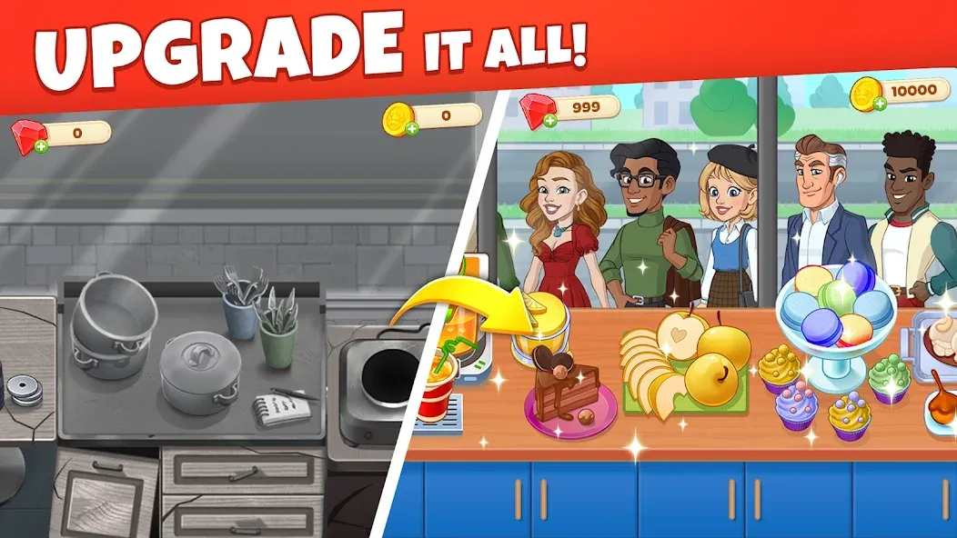 Cooking Diary® Restaurant Game [MOD: безлимитные монеты и ресурсы] Screenshot 5