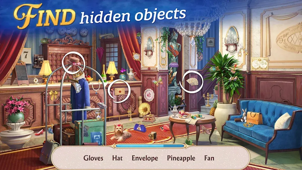 Seekers Notes: Hidden Objects [MOD: безлимитные подсказки и энергия] Screenshot 1