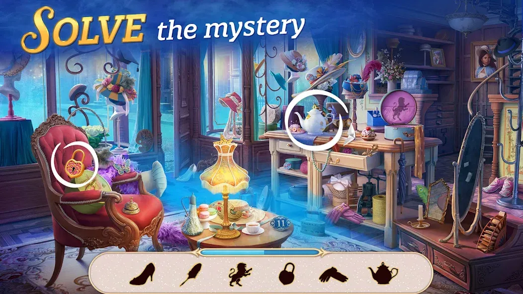 Seekers Notes: Hidden Objects [MOD: безлимитные подсказки и энергия] Screenshot 2