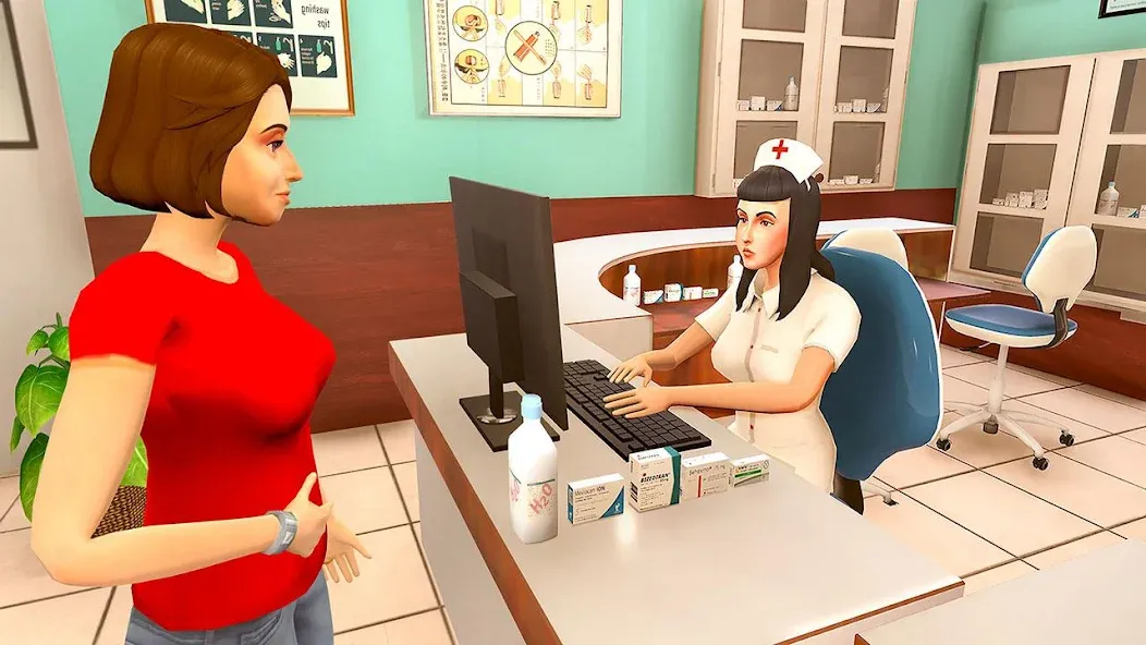 Virtual Pregnant Mom Baby Care [MOD: безлимитные деньги и всё открыто] Screenshot 1