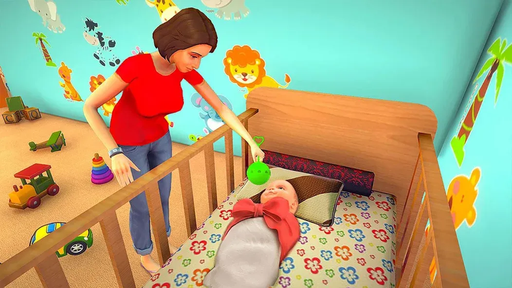 Virtual Pregnant Mom Baby Care [MOD: безлимитные деньги и всё открыто] Screenshot 4