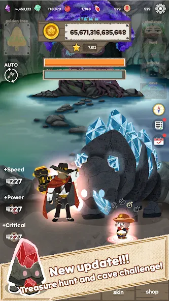Woodcutter: Idle Clicker [MOD: много денег и быстрый прогресс] Screenshot 1
