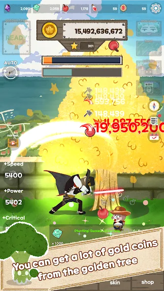 Woodcutter: Idle Clicker [MOD: много денег и быстрый прогресс] Screenshot 3