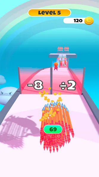 Arrow Fest [MOD: безлимитные стрелы и улучшения] Screenshot 3