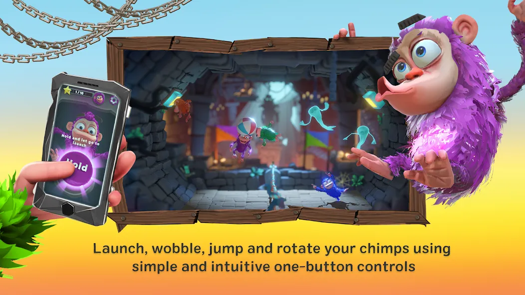 Chimparty [MOD: разблокированы все персонажи и уровни] Screenshot 2