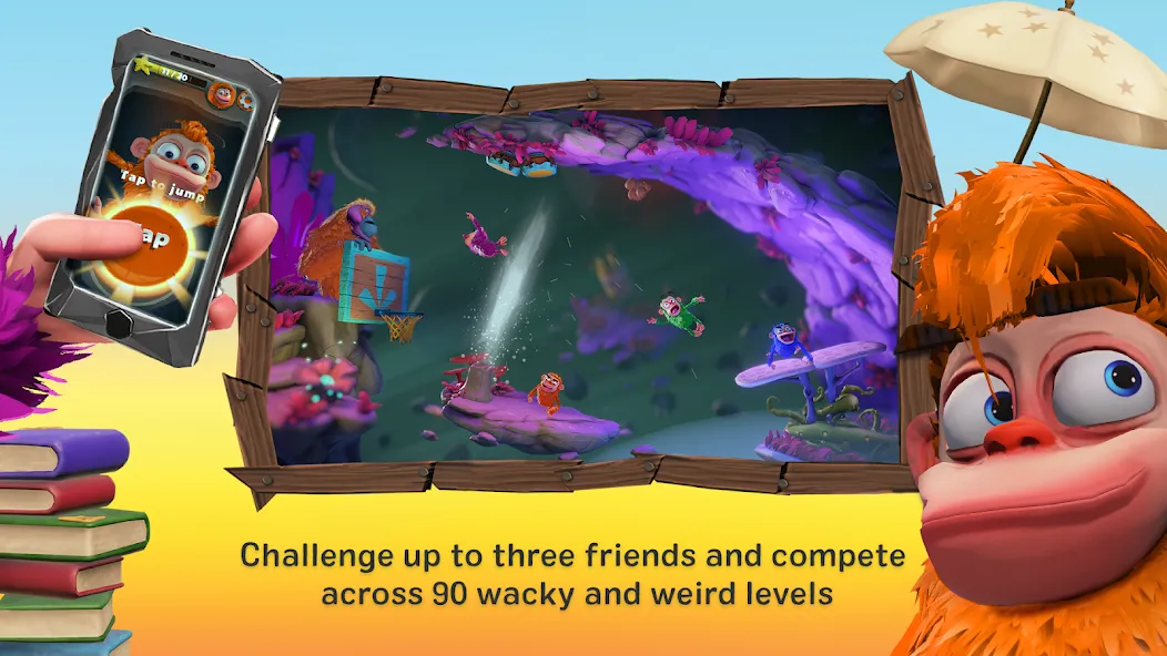 Chimparty [MOD: разблокированы все персонажи и уровни] Screenshot 3