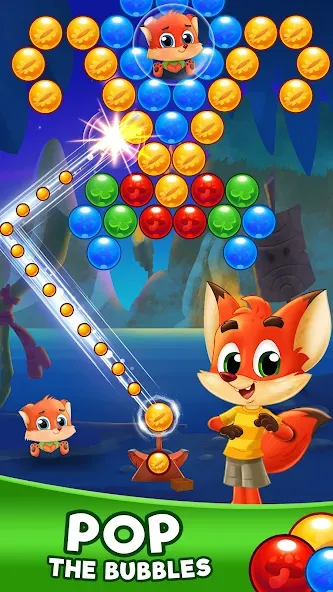 Bubble Friends Bubble Shooter [MOD: безлимитные монеты и жизни] Screenshot 1