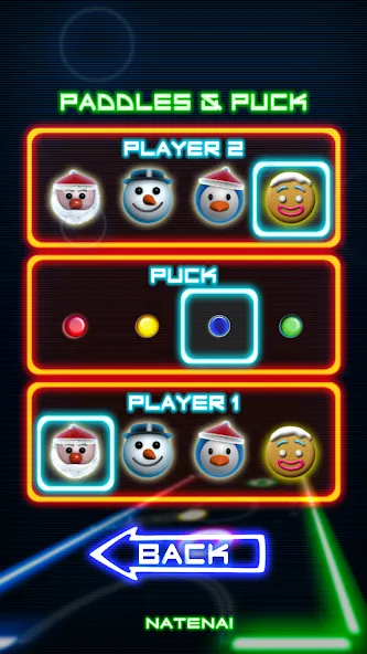 Glow Hockey [MOD: неограниченные шайбы и все столы открыты] Screenshot 4