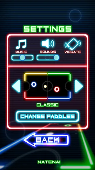 Glow Hockey [MOD: неограниченные шайбы и все столы открыты] Screenshot 5