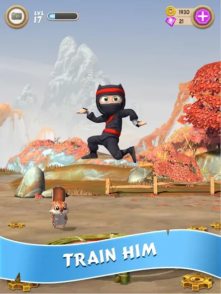 Clumsy Ninja [MOD: безлимитные монеты и энергия] Screenshot 2