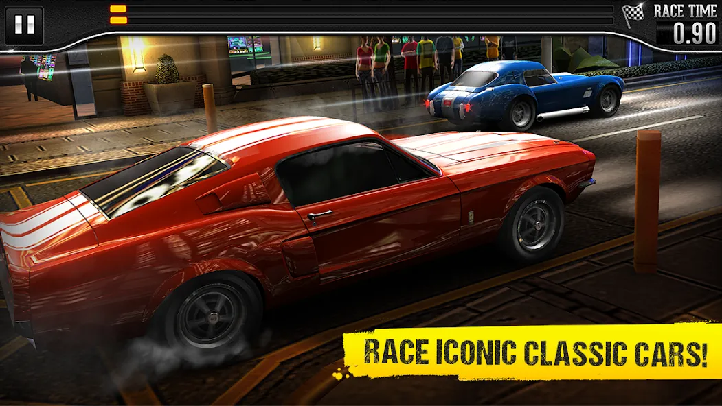 CSR Classics [MOD: безлимитные деньги и все машины открыты] Screenshot 1