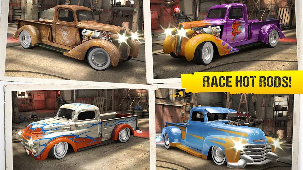 CSR Classics [MOD: безлимитные деньги и все машины открыты] Screenshot 2