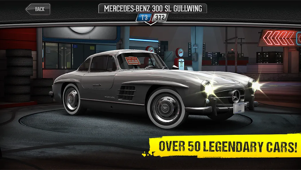 CSR Classics [MOD: безлимитные деньги и все машины открыты] Screenshot 4