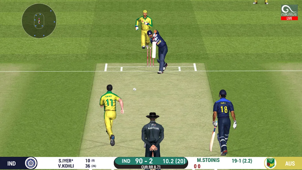 Real Cricket™ 20 [MOD: безлимитные деньги и открытые команды] Screenshot 2