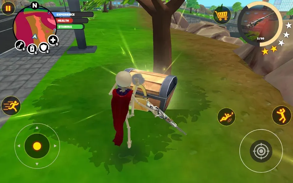 Stick Superhero [MOD: безлимитные деньги и усиленный герой] Screenshot 4