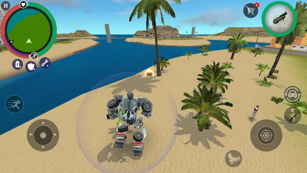 Robot Car [MOD: безлимитные деньги и усиленные машины] Screenshot 4