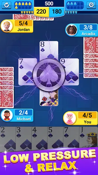 Spades [MOD: безлимитные монеты и подсказки] Screenshot 5