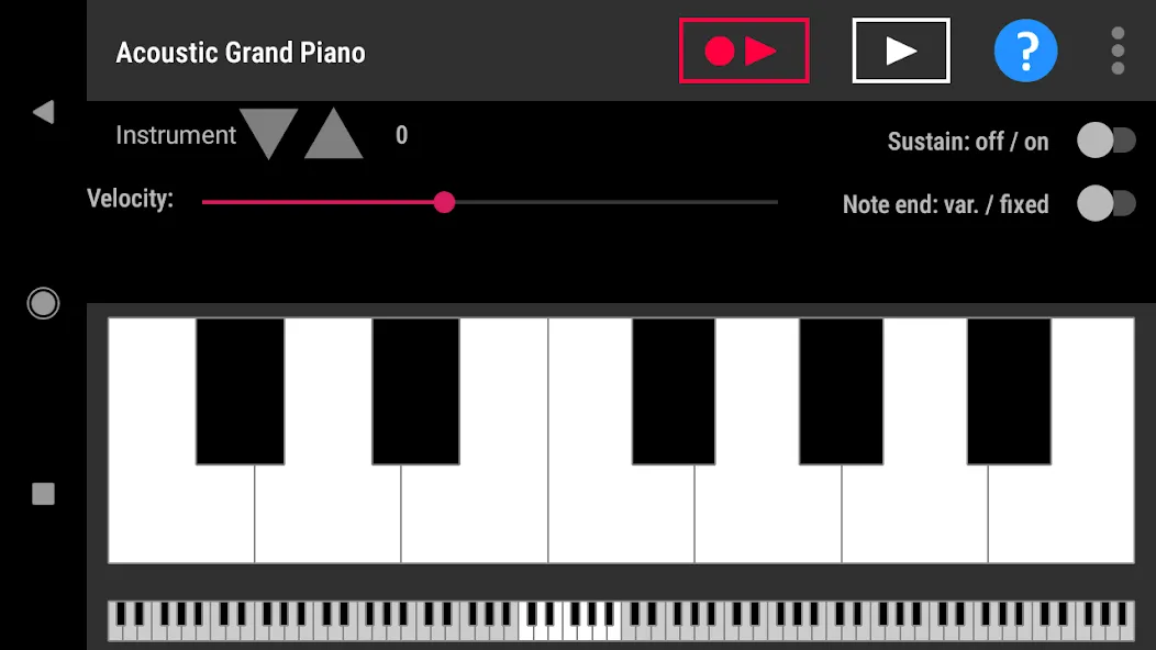 Simple piano with recorder [MOD: открыты все инструменты и ноты] Screenshot 4