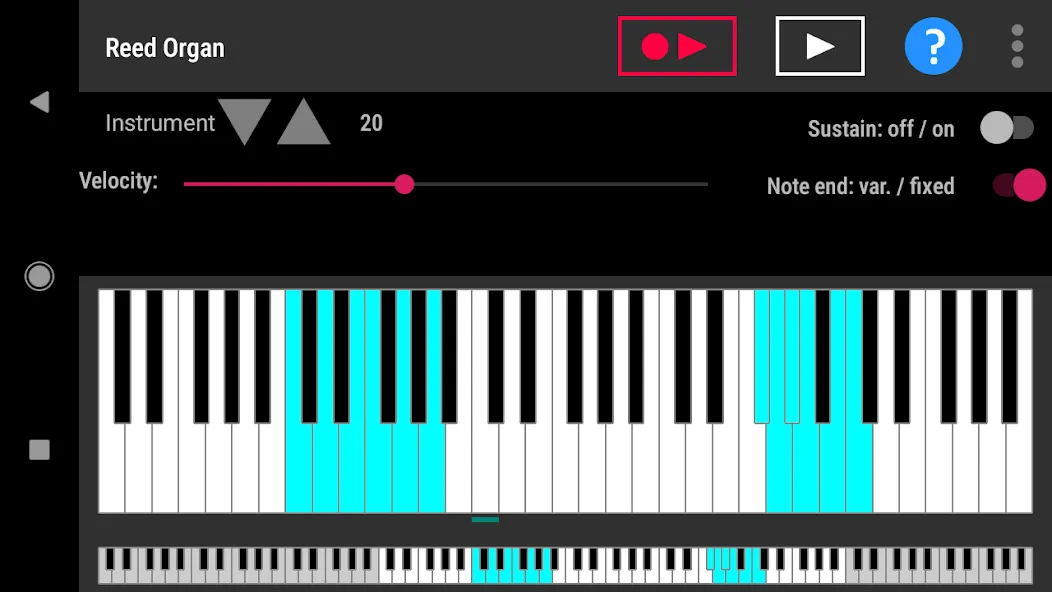 Simple piano with recorder [MOD: открыты все инструменты и ноты] Screenshot 5