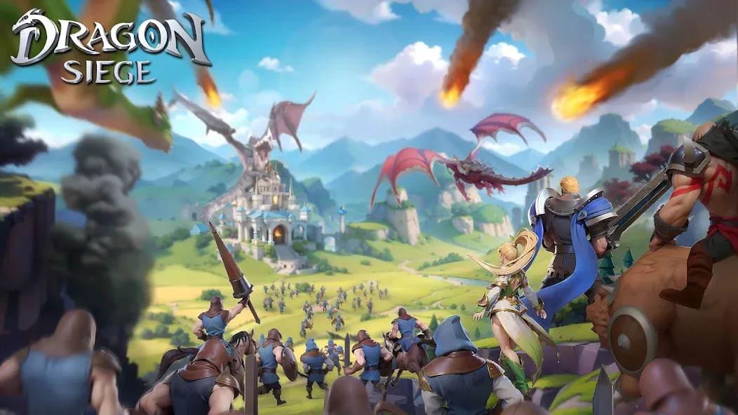 Dragon Siege: Kingdom Conquest [MOD: безлимитные ресурсы и усиленные драконы] Screenshot 1